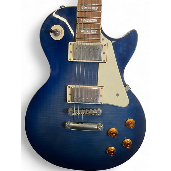 Used Epiphone Les Paul Standard Pro Blue Burst Solid Body Electric Guitar