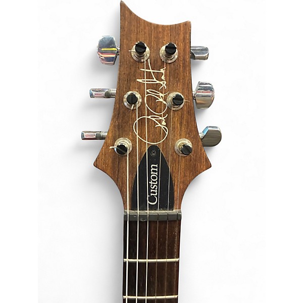 Used PRS Custom 24 Quilted 10 Top Trans Green Solid Body Electric Guitar