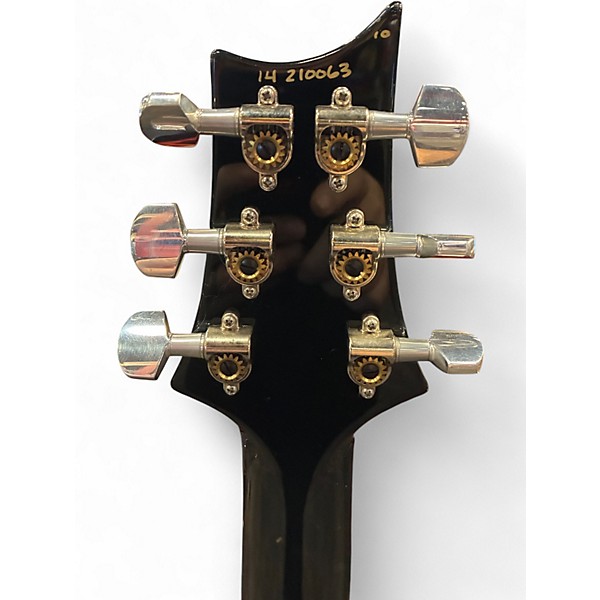 Used PRS Custom 24 Quilted 10 Top Trans Green Solid Body Electric Guitar