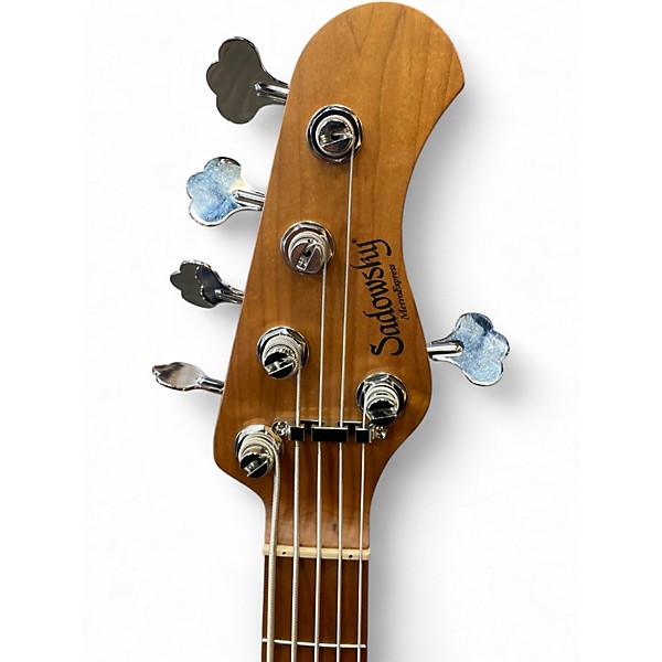 Used Sadowsky Guitars METRO EXPRESS JJ5 SEAFOAM METALLIC Electric Bass Guitar