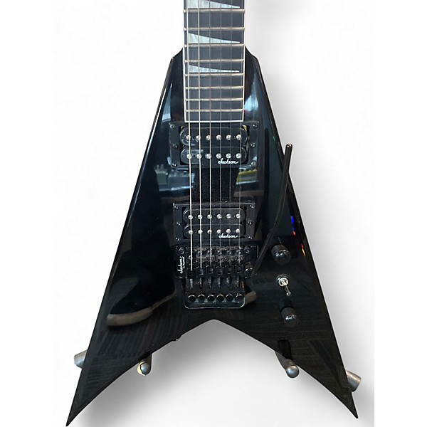Used 2025 Jackson JS32 King V Black Solid Body Electric Guitar