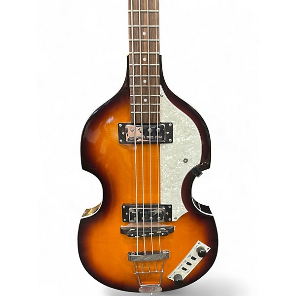 Used Hofner B-BASS HI SERIES 2 Tone Sunburst Electric Bass Guitar