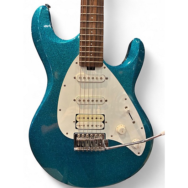 Used OLP MM4 OCEAN SPARKLE  Solid Body Electric Guitar