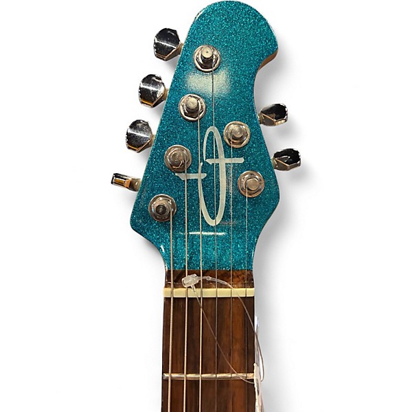 Used OLP MM4 OCEAN SPARKLE  Solid Body Electric Guitar