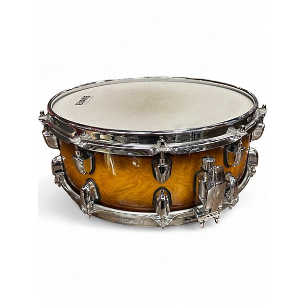 Used Mapex 5.5X14 Black Panther Velvatone Snare 2 Tone Sunburst Drum