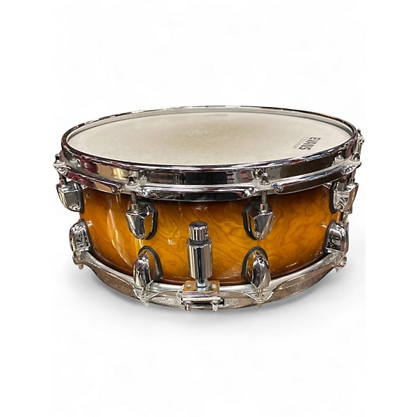 Used Mapex 5.5X14 Black Panther Velvatone Snare 2 Tone Sunburst Drum