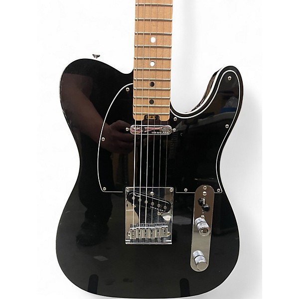 Used Fender American Elite Telecaster Black Solid Body Electric Guitar