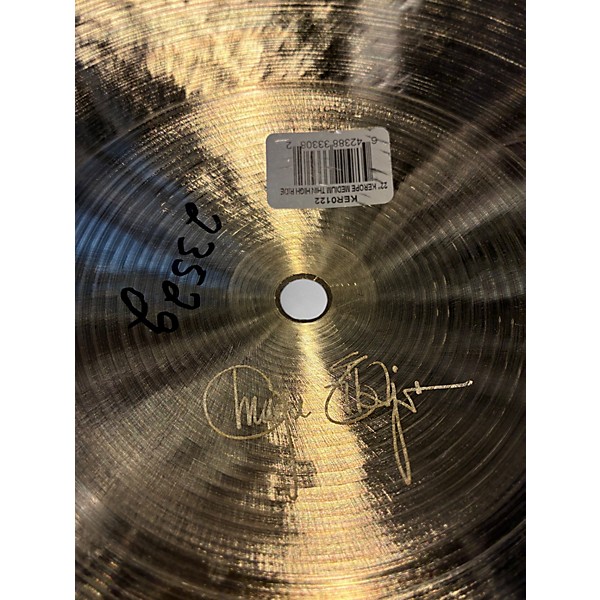 Used Zildjian 22in KEROPE MED THIN RIDE Cymbal