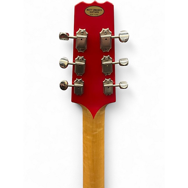 Vintage 1992 National Resophonic Candy Apple Red Resonator Guitar