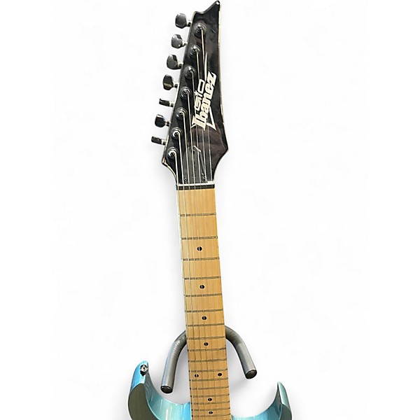 Used Ibanez grg7221 Blue Solid Body Electric Guitar