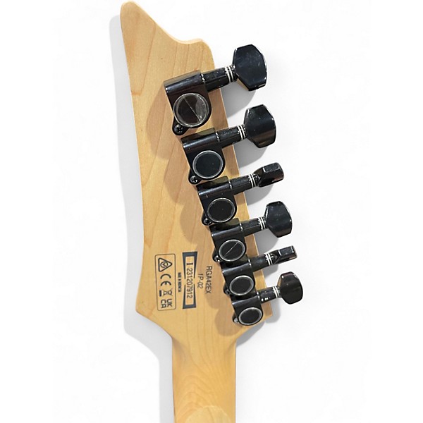 Used Ibanez RGA 42EX BLACK AURORA BURST Solid Body Electric Guitar