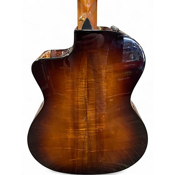 Used Taylor 224CEKDLX 2 Color Sunburst Acoustic Electric Guitar