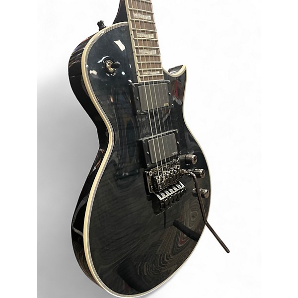 Used ESP LTDEC1001 Trans Black Solid Body Electric Guitar