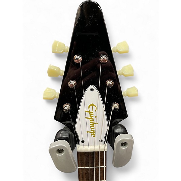 Used Epiphone Jimi Hendrix "Love Drops" Flying V Left-Handed LOVE Solid Body Electric Guitar