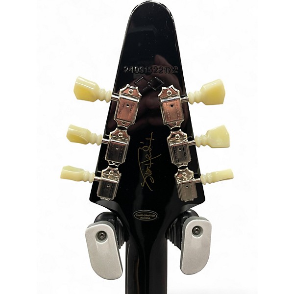 Used Epiphone Jimi Hendrix "Love Drops" Flying V Left-Handed LOVE Solid Body Electric Guitar