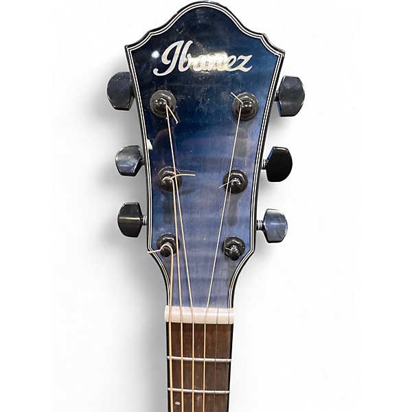 Used Ibanez AEWC32FM BLUE FADE Acoustic Electric Guitar