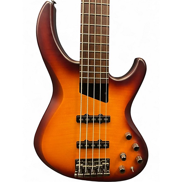 Used MTD Kingston Saratoga DLX Dark Cherry Burst Electric Bass Guitar