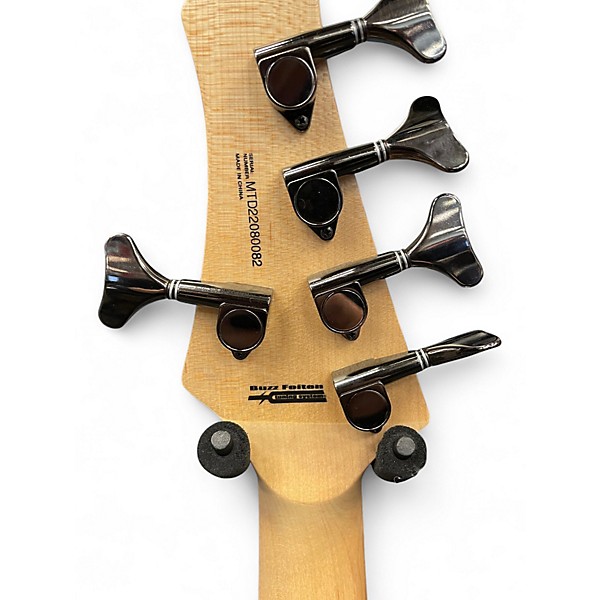 Used MTD Kingston Saratoga DLX Dark Cherry Burst Electric Bass Guitar