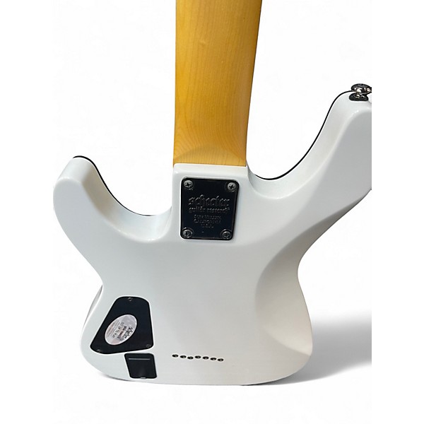 Used Schecter Guitar Research Demon 7 String Alpine White Solid Body Electric Guitar