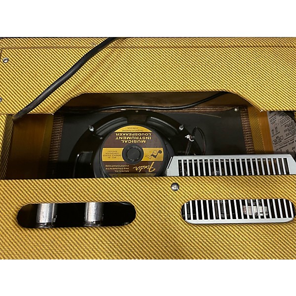 Used Fender '57 Custom Deluxe 12W 1x12 Lacquered Tweed Tube Guitar Combo Amp