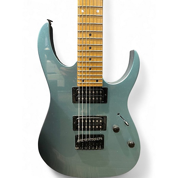Used Ibanez GRG7221M Blue Solid Body Electric Guitar