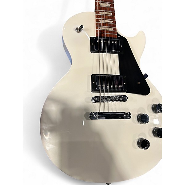 Used 2010 Gibson Les Paul Studio Alpine White Solid Body Electric Guitar