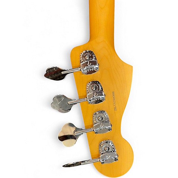 Used 2023 Fender American Professional II Precision Bass Miami Blue Electric Bass Guitar