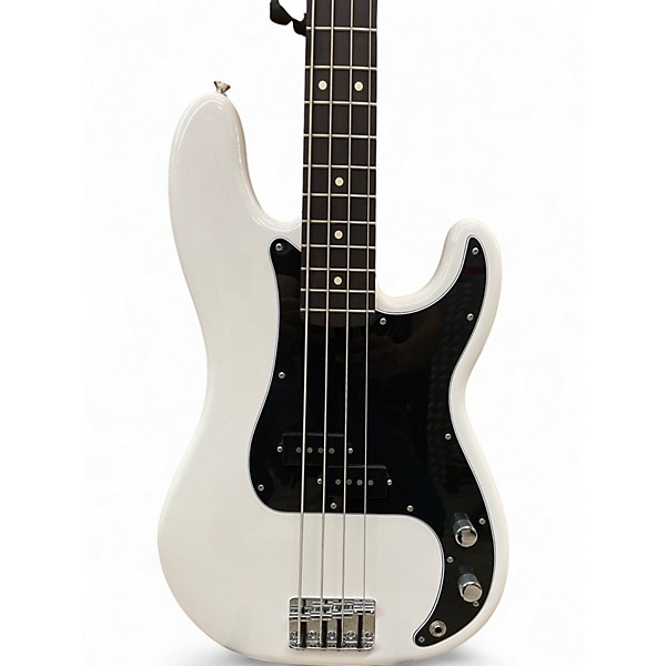 Used Fender Player Precision Bass White Electric Bass Guitar