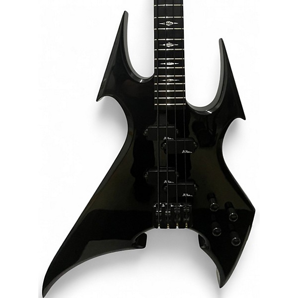 Used B.C. Rich BEAST BASS 4 STRING BLACK Electric Bass Guitar