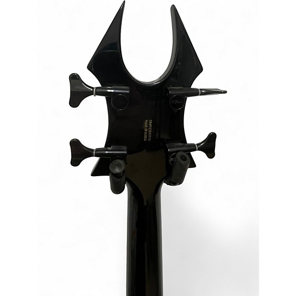 Used B.C. Rich BEAST BASS 4 STRING BLACK Electric Bass Guitar