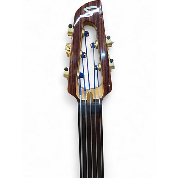 Used Samick SAKB56690 Trans Green Electric Bass Guitar