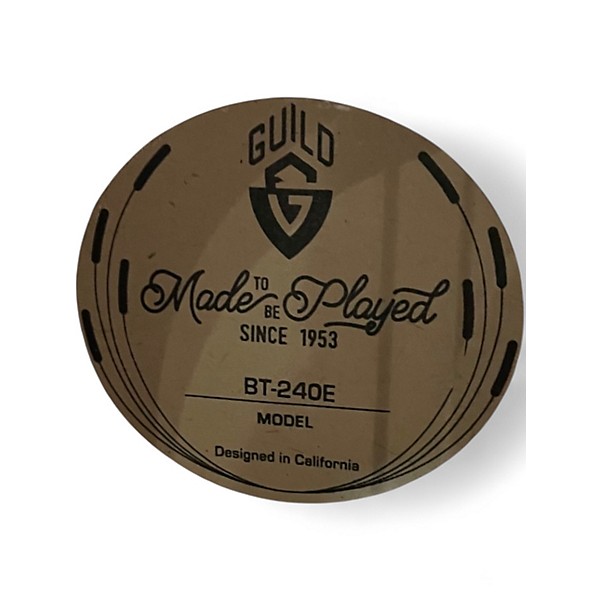 Used Guild BT-240E Westerly Collection Baritone Jumbo NATURAL Acoustic Electric Guitar