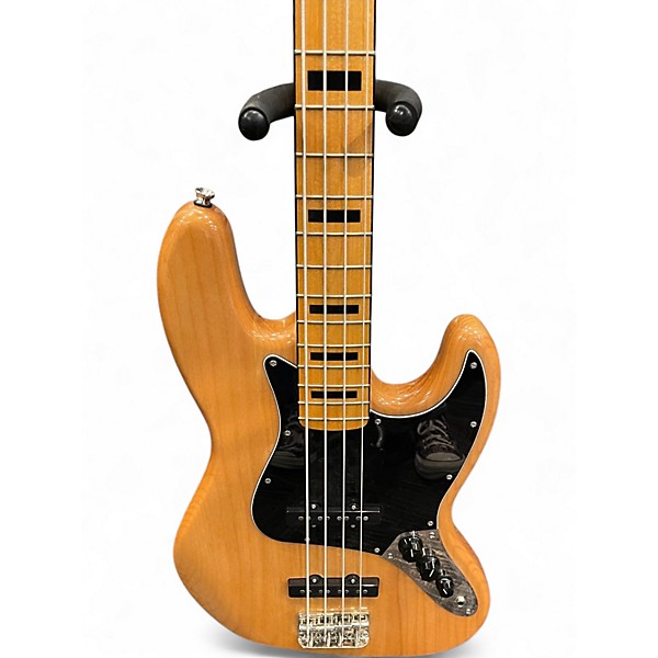 Used Squier Classic Vibe 70s Jazz Bass Antique Natural Electric Bass Guitar