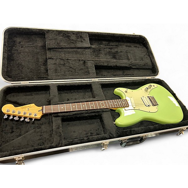 Used Fender Duo Sonic HS Surf Green Solid Body Electric Guitar