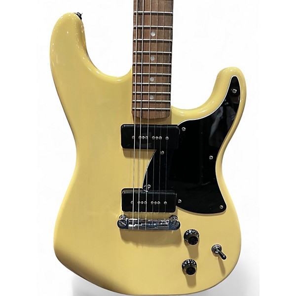 Used Squier PARANORMAL STRAT-O-SONIC Vintage Blonde Solid Body Electric Guitar