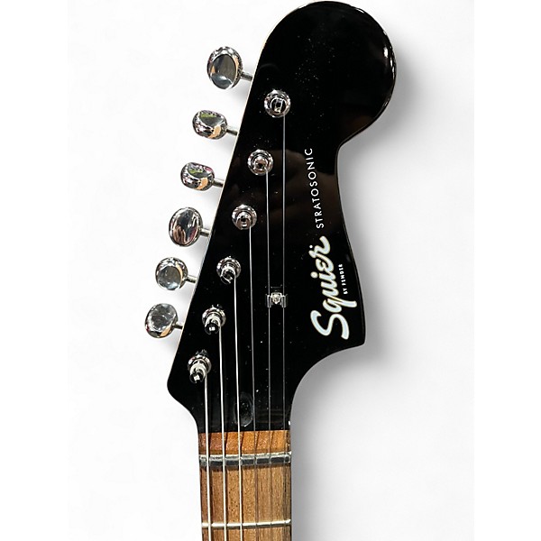 Used Squier PARANORMAL STRAT-O-SONIC Vintage Blonde Solid Body Electric Guitar