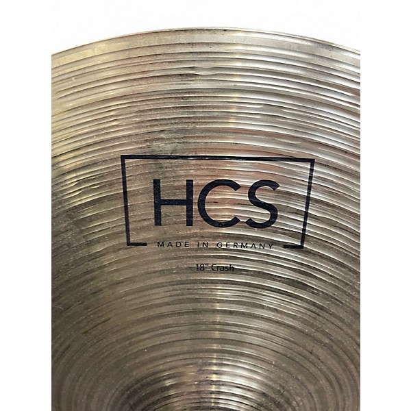 Used MEINL 18in HCS Crash Cymbal
