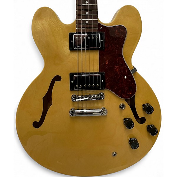 Used Epiphone Dot Yellow Hollow Body Electric Guitar
