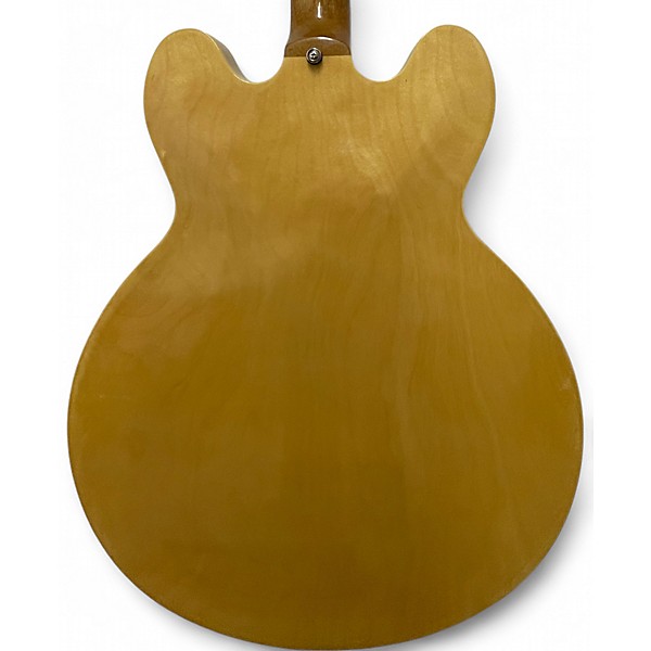 Used Epiphone Dot Yellow Hollow Body Electric Guitar