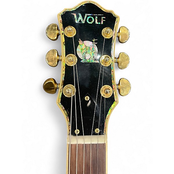 Used Wolf WLP 750T white burst Solid Body Electric Guitar