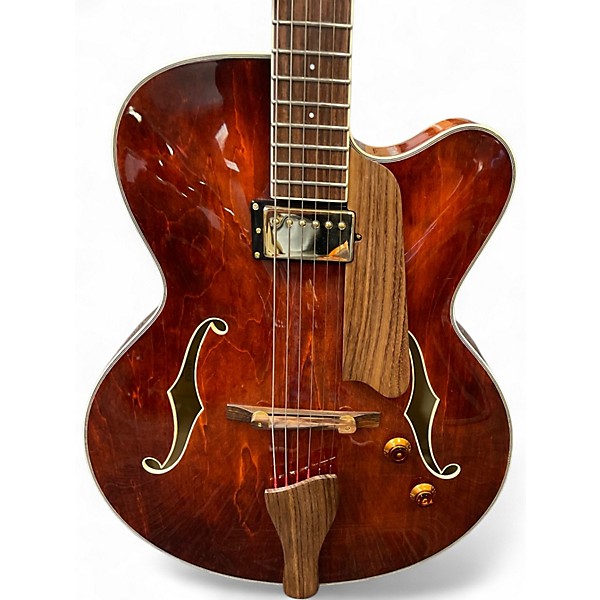 Used Eastman AR403CE Mahogany Hollow Body Electric Guitar