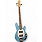 Used Sterling by Music Man sub series chopper blue Electric Bass Guitar thumbnail