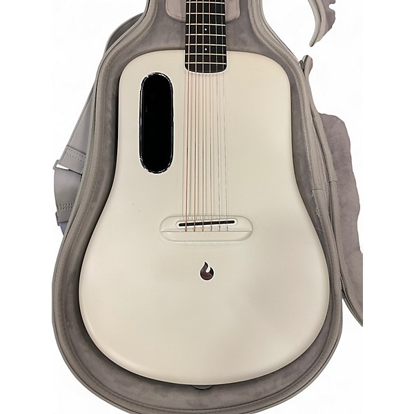 Used LAVA MUSIC ME 3 36" WITH SPACE BAG WHITE Acoustic Electric Guitar