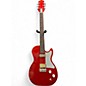 Used Harmony Jupiter Thinline cherry Solid Body Electric Guitar thumbnail