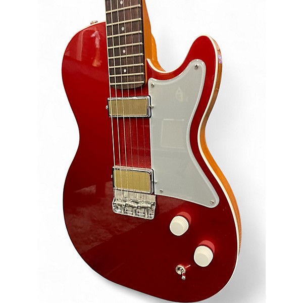 Used Harmony Jupiter Thinline cherry Solid Body Electric Guitar