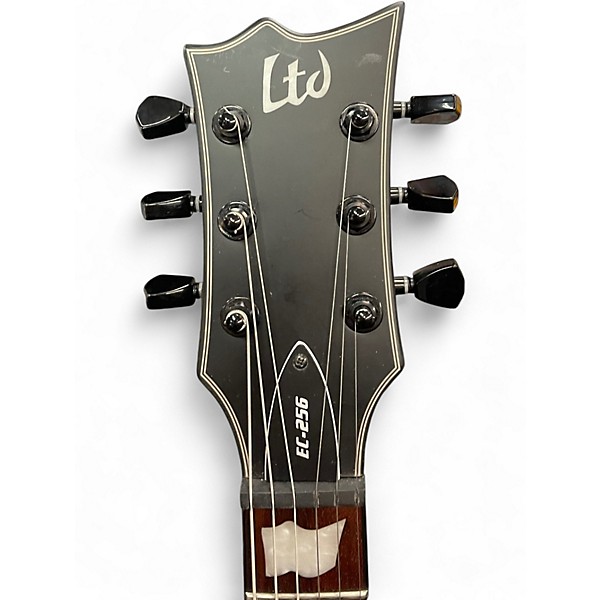 Used Ltd EC-256 Satin Black Solid Body Electric Guitar