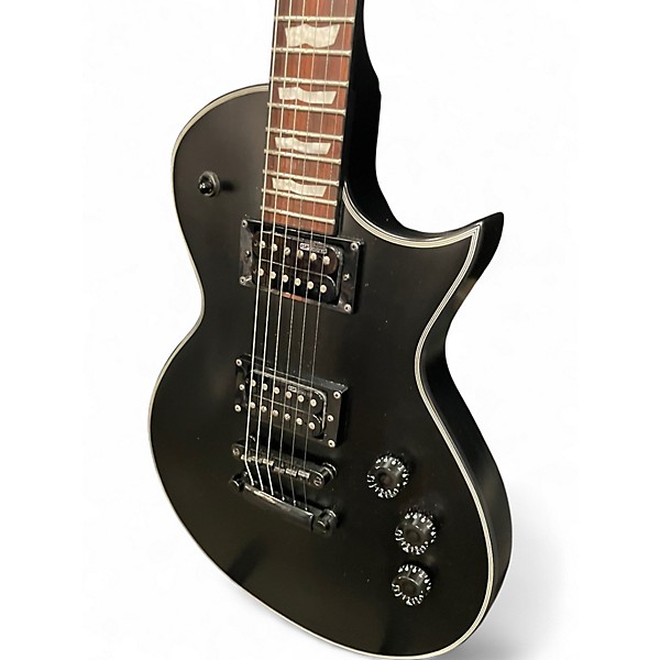 Used Ltd EC-256 Satin Black Solid Body Electric Guitar