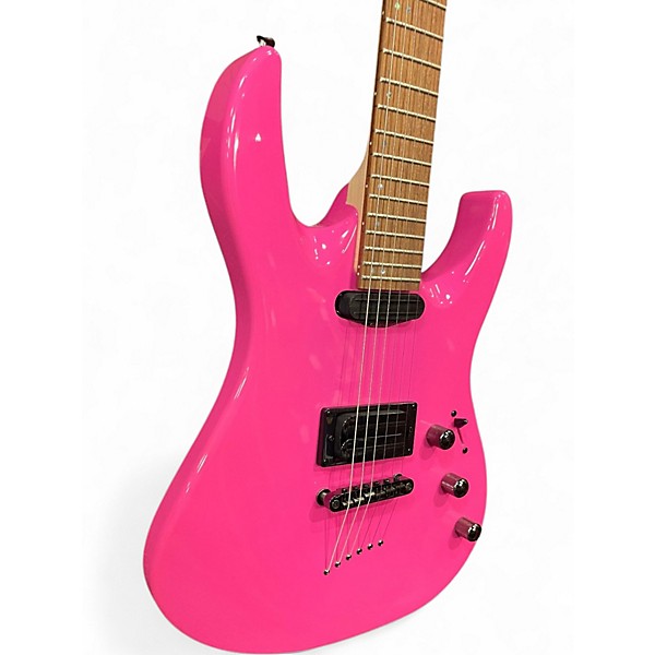 Used Mitchell MD200 Pink Solid Body Electric Guitar