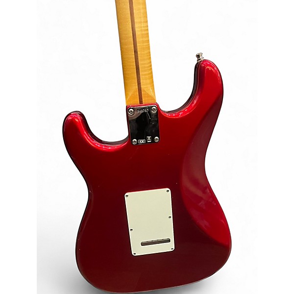 Used 2009 Fender Custom Shop Custom Deluxe Stratocaster Candy Apple Red Solid Body Electric Guitar