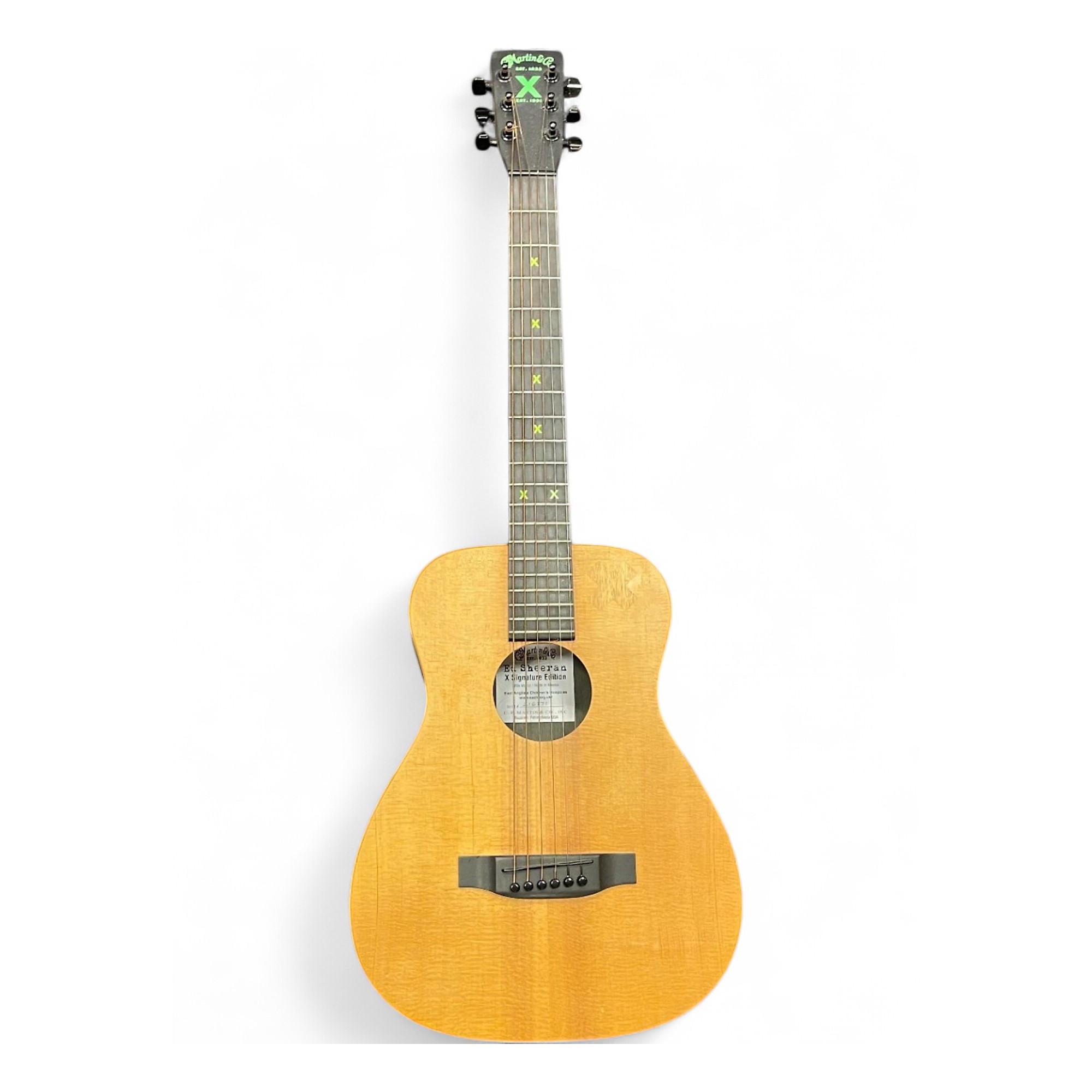 Used Martin ED SHEERAN X SIGNATURE Natural Acoustic Electric